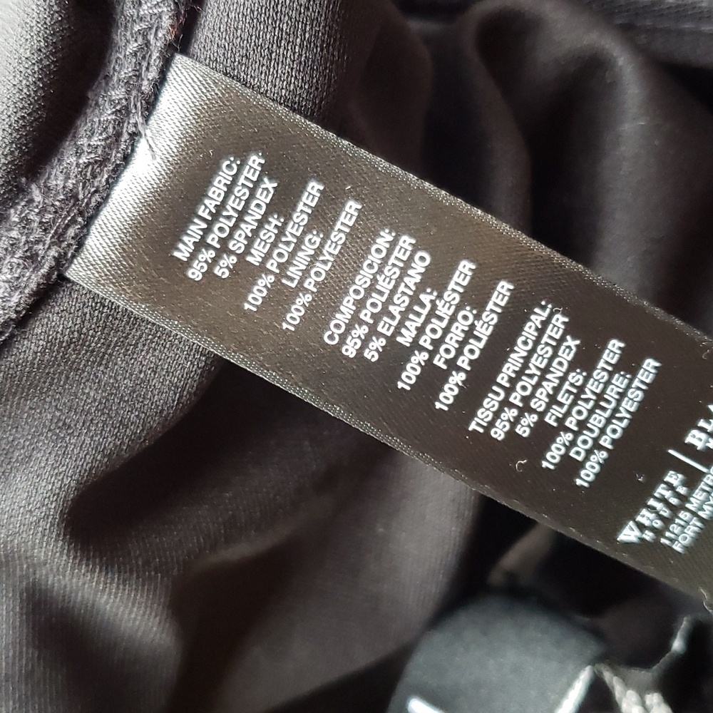 WHITE HOUSE BLACK MARKET Sleeveless Shadow Stripe Black Gown sz 6 NEW Women's - Picture 10 of 13